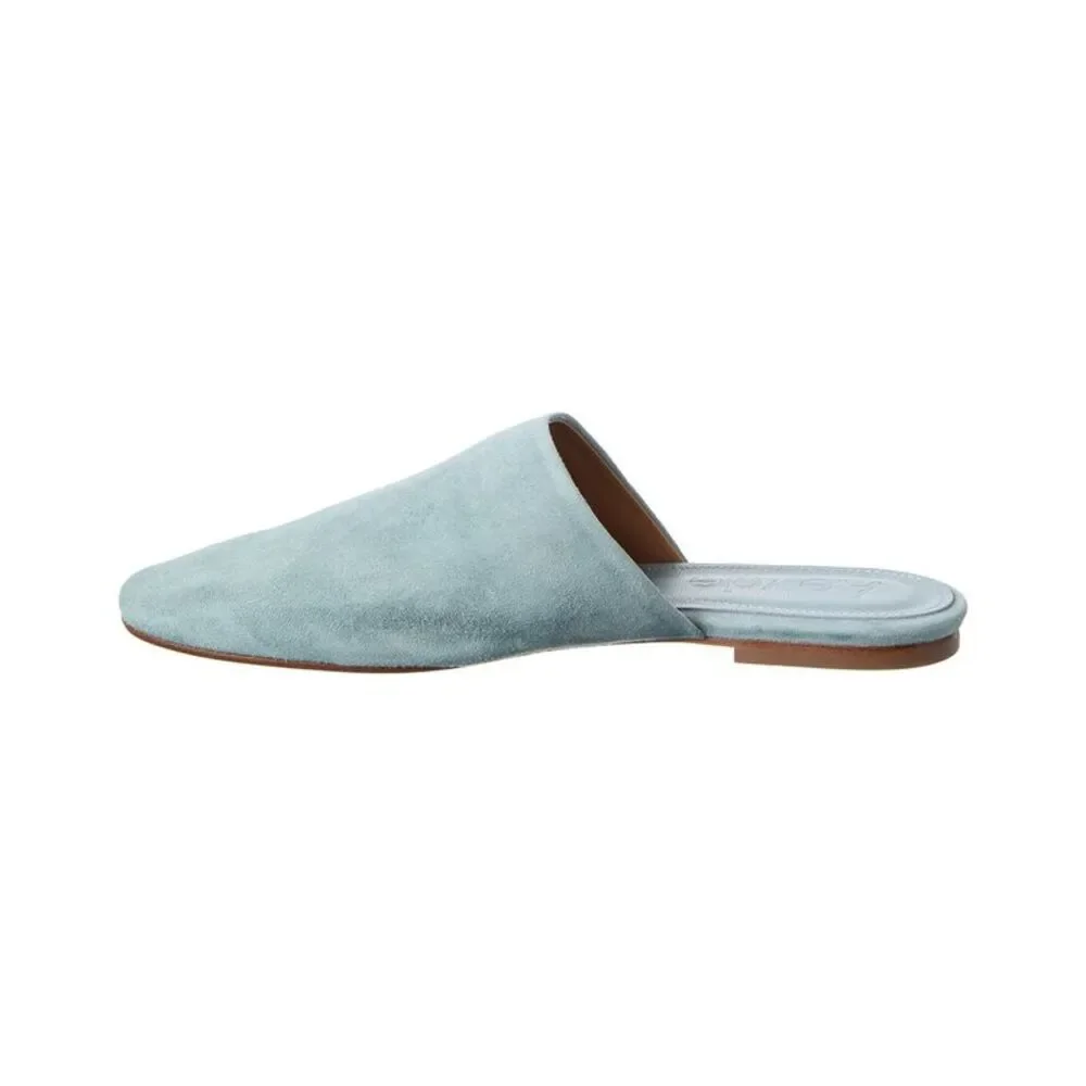 Aeyde Rega Suede Mule, Blue